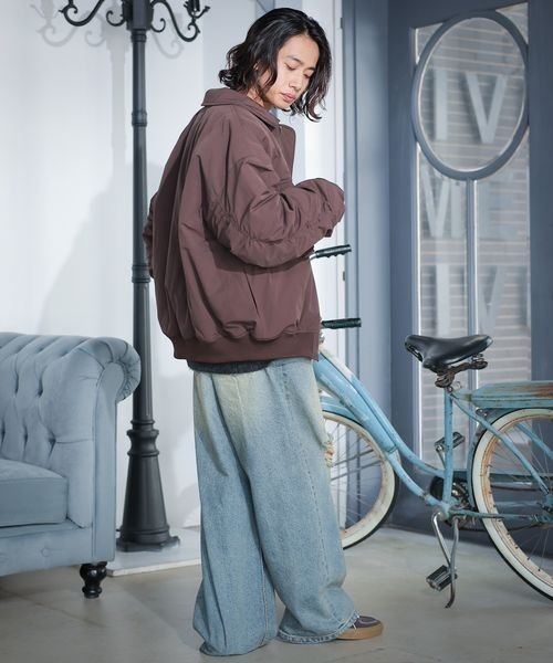 「PBLIM」 ブルゾン SMALL ブラウン レディース_画像3