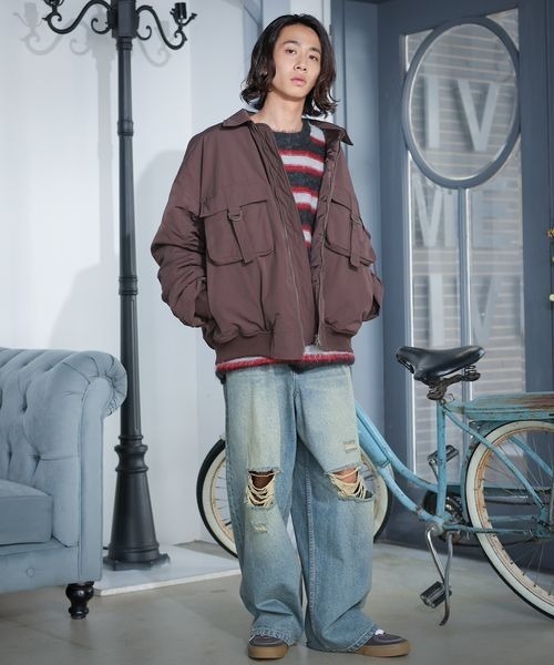 「PBLIM」 ブルゾン SMALL ブラウン レディース_画像4