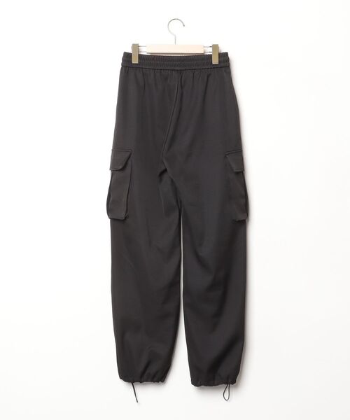 「SONA」 カーゴパンツ LONG ブラック レディース_画像2
