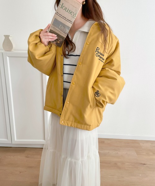 「Java」 ジャケット X-LARGE ベージュ レディース_画像4