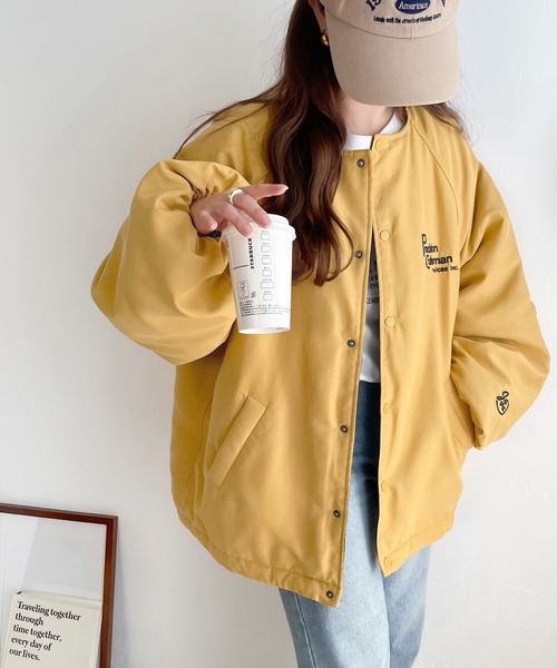 「Java」 ジャケット X-LARGE ベージュ レディース_画像6