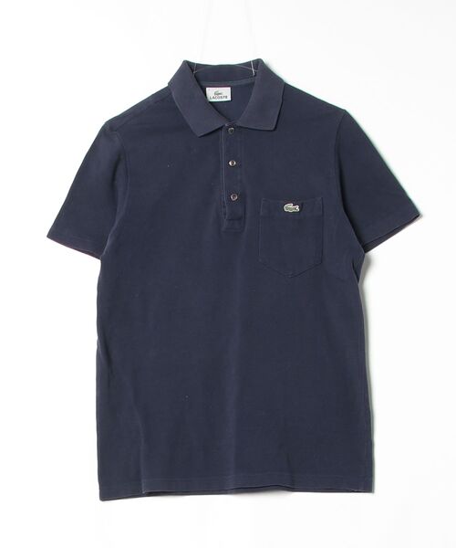 LACOSTE（ラコステ） 半袖ポロシャツ 3 ネイビー メンズ : ZOZOTOWN