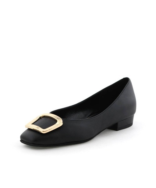 「HIMIKO」 フラットパンプス 26.5cm ダークグレー レディース_画像3