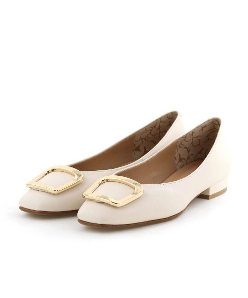 「HIMIKO」 フラットパンプス 26.5cm ダークグレー レディース_画像7