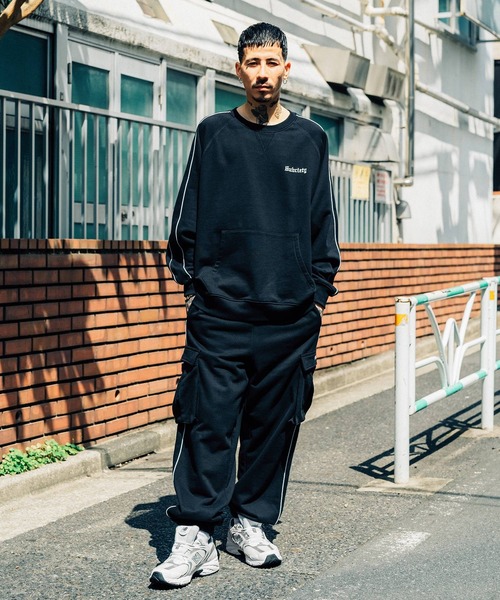 「Subciety」 スウェットカットソー X-LARGE ブラック メンズ_画像5