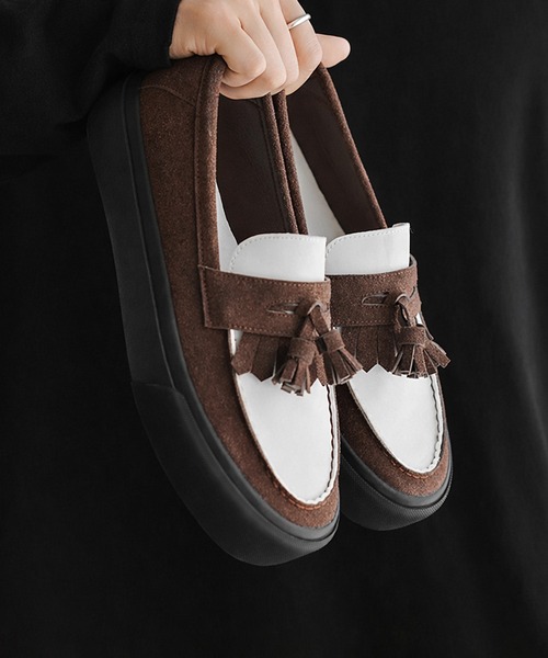CALIFORNIA OUTFITTERS ローファー 1D65-SZ ボリュームソール タッセル