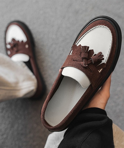 CALIFORNIA OUTFITTERS ローファー 1D65-SZ ボリュームソール タッセル