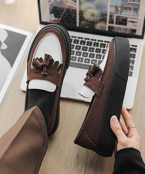 CALIFORNIA OUTFITTERS ローファー 1D65-SZ ボリュームソール タッセル