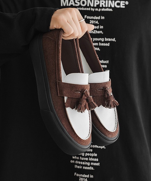 CALIFORNIA OUTFITTERS ローファー 1D65-SZ ボリュームソール タッセル