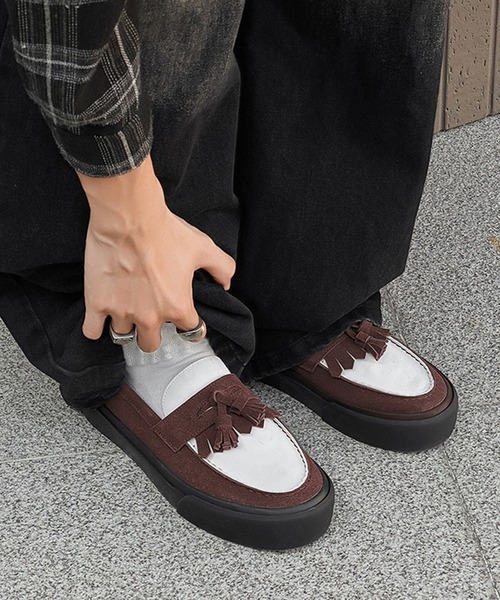 CALIFORNIA OUTFITTERS ローファー 1D65-SZ ボリュームソール タッセル
