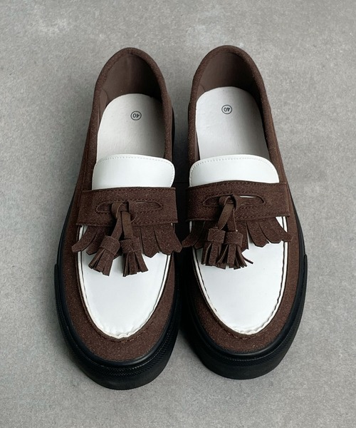 CALIFORNIA OUTFITTERS ローファー 1D65-SZ ボリュームソール タッセル