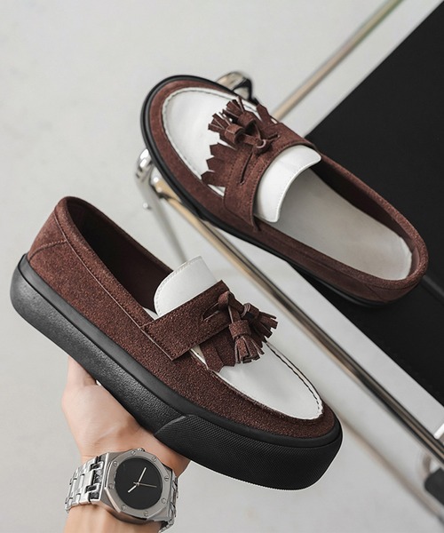 CALIFORNIA OUTFITTERS ローファー 1D65-SZ ボリュームソール タッセル