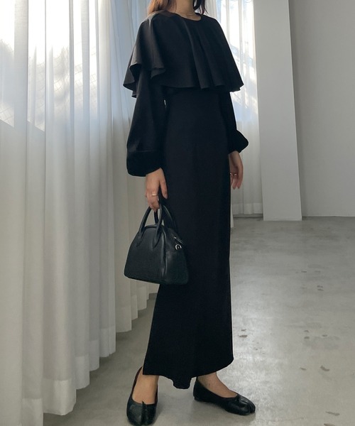 「Louere」 ロングスカート SMALL ブラック レディース_画像6