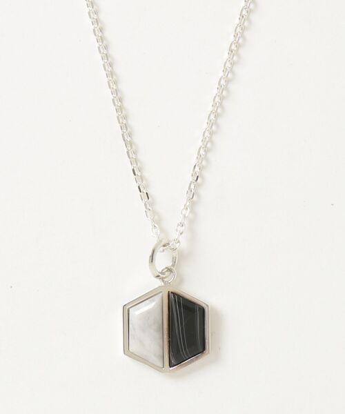 ネックレス FORSOMEONE W TM NECKLACE MARACHITE TIGER’S EYE メンズ