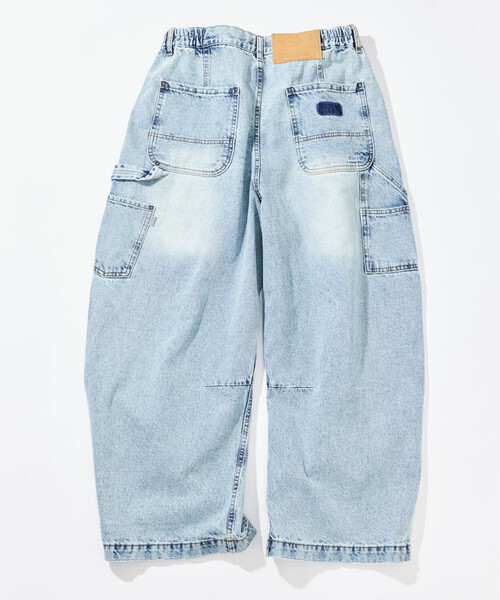 nautica デニムパンツ ダブルニー ペインター ワイド ノーチカ バギー NAUTICA（ノーティカ） ジーンズ スーパーワイド カーブシルエット