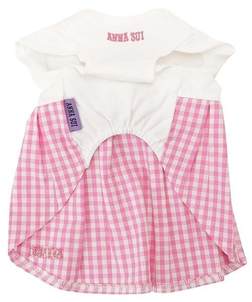 ANNA SUI（アナスイ） 犬 服 ANNA SUI/バラコサージュギンガムチェック