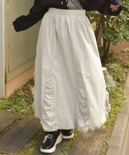 axes femme（アクシーズ ファム） ロング スカート バルーンスカート