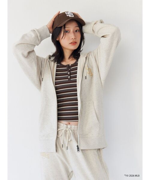 アングリッド☆パーカー Ungrid（アングリッド） パーカー 「MLB × New Era × Ungrid