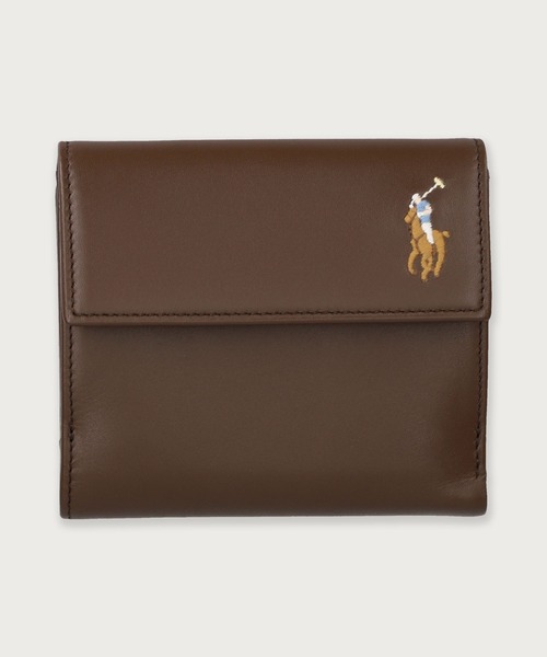 【新品】 ポロ ラルフ ローレン 三つ折り財布 POLO RALPH LAUREN（ポロ・ラルフローレン） 財布 マルチ カラー