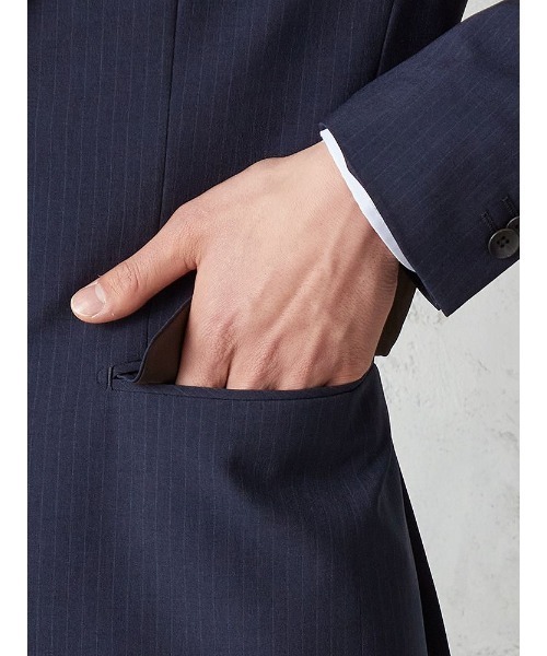 「Perfect Suit FActory」 セットアップ A5 ネイビー メンズの画像