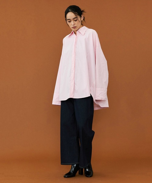 「Lee」 デニムパンツ MEDIUM インディゴブルー レディース_画像9
