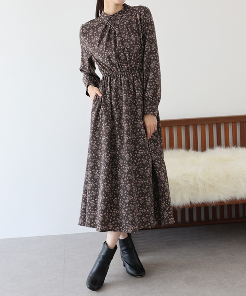 「BLUEEAST」 長袖ワンピース MEDIUM ブラック レディース_画像5