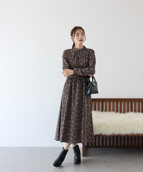 「BLUEEAST」 長袖ワンピース MEDIUM ブラック レディース_画像8