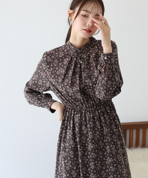 「BLUEEAST」 長袖ワンピース MEDIUM ブラック レディース_画像9