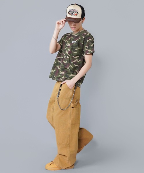 SPINNS（スピンズ） tシャツ 8ボールバックプリント半袖Tシャツ/サガラ