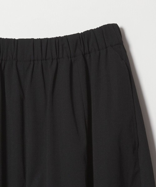 ワイドパンツ パンツ 「WEB限定」「at ease」カーブ パンツ マシンウォッシャブル ストレッチ UVカット レディースの画像