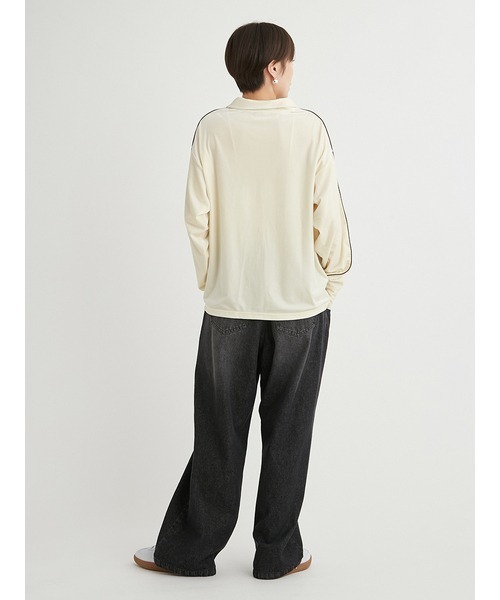 「emmi」 デニムパンツ 1 ブラック レディース_画像5