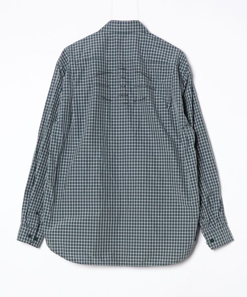 BALENCIAGA（バレンシアガ） チェック柄長袖シャツ 38 グリーン メンズ 