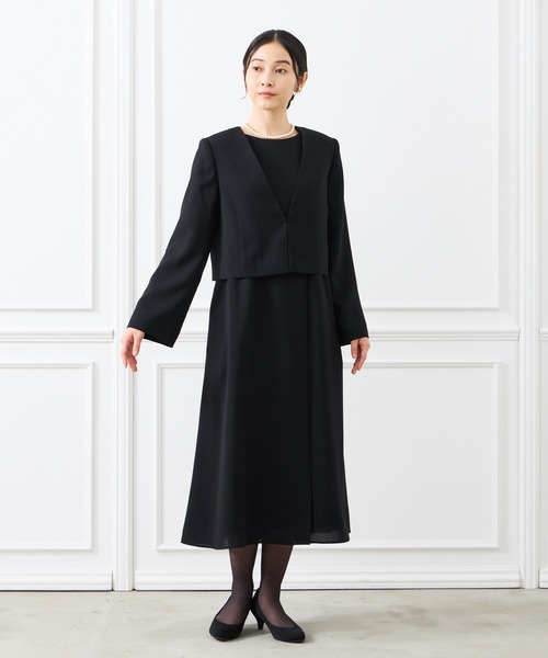 AIMER（エメ） 長袖ワンピース LARGE ブラック レディース : ZOZOTOWN
