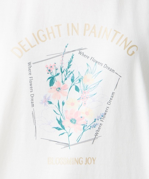 DECOY SINCE 1981 uvカット tシャツ 「ひやさらコットン」フラワー