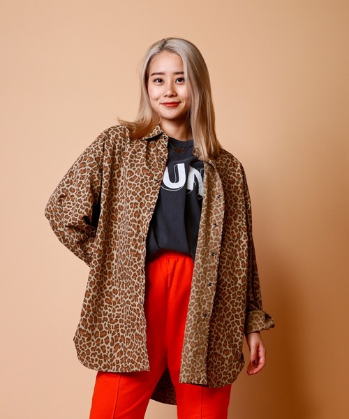 「BURLAP OUTFITTER」 長袖シャツ MEDIUM ホワイト×ネイビー メンズ_画像6