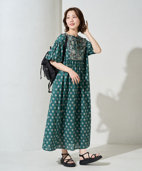 FREAK'S STORE（フリークスストア） ワンピース 限定展開 インド 花柄