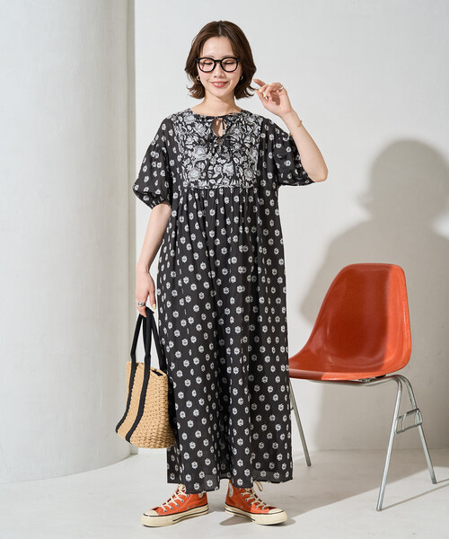 F様用　花柄ワンピース FREAK'S STORE（フリークスストア） ワンピース 限定展開 インド 花柄
