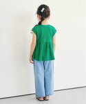 tシャツ アソート刺繍ペプラムトップス キッズ...の詳細画像3