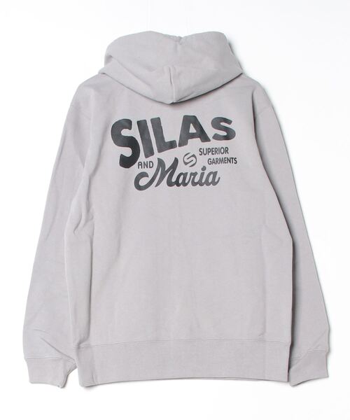 「SILAS」 プルオーバーパーカー X-LARGE グレー メンズ_画像2