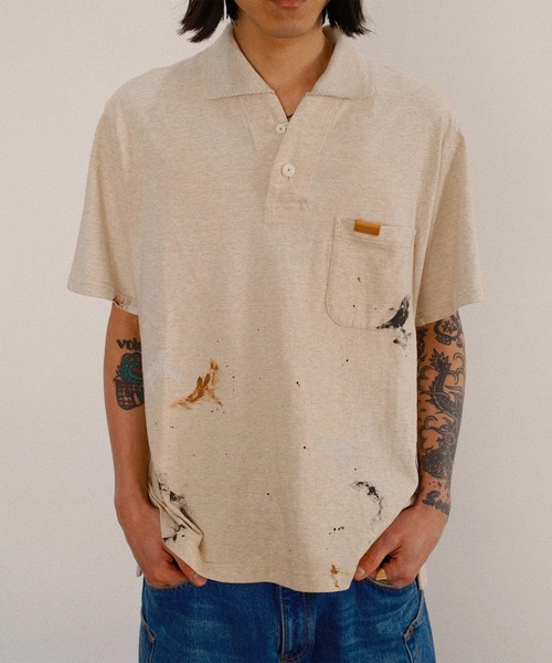 シャツ 「KHOKI」Faded Memory T Shirt メンズの画像