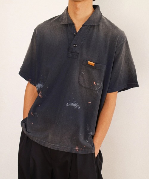 シャツ 「KHOKI」Faded Memory T Shirt メンズの画像