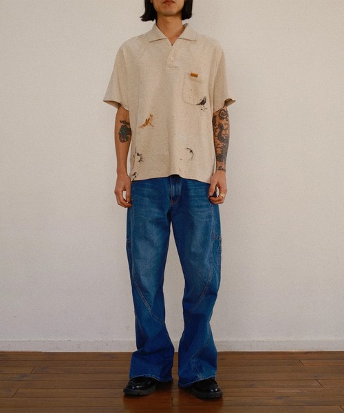 シャツ 「KHOKI」Faded Memory T Shirt メンズの画像
