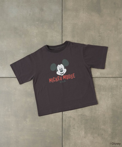 「MICKEY MOUSE」 半袖Tシャツ FREE オフホワイト レディース_画像6