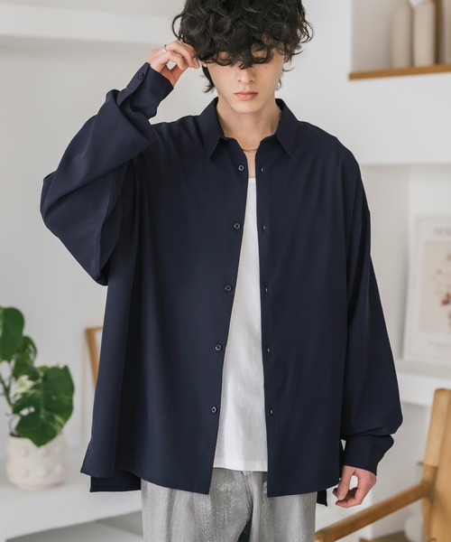 「Rocky Monroe」 長袖シャツ X-LARGE ブルー メンズ_画像4