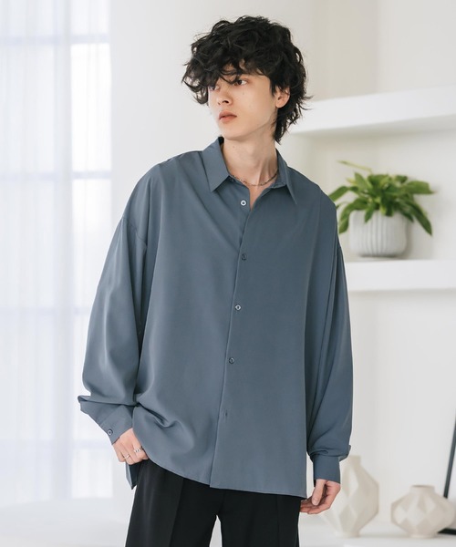 「Rocky Monroe」 長袖シャツ X-LARGE ブルー メンズ_画像7