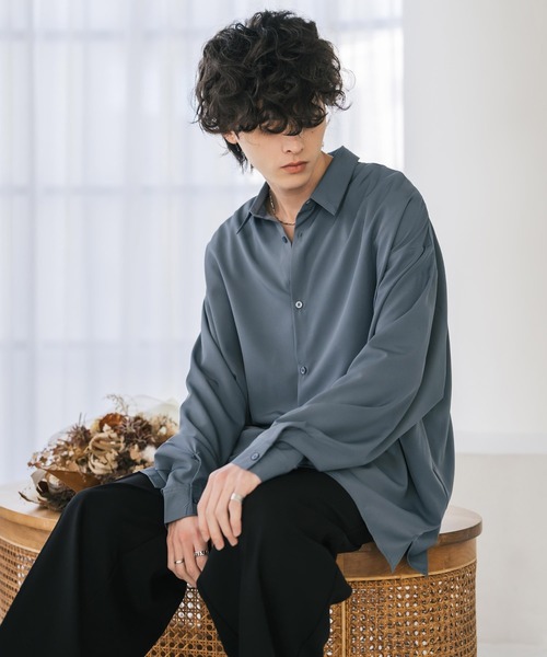 「Rocky Monroe」 長袖シャツ X-LARGE ブルー メンズ_画像8
