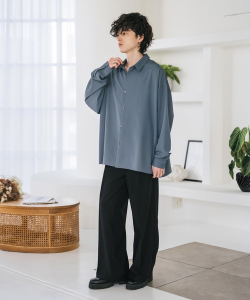 「Rocky Monroe」 長袖シャツ X-LARGE ブルー メンズ_画像9