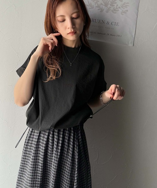 「classicalelf」 半袖カットソー X-LARGE ネイビー レディース_画像2