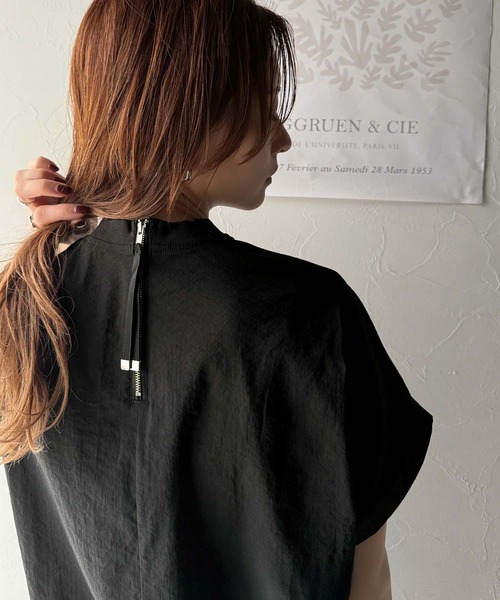 「classicalelf」 半袖カットソー X-LARGE ネイビー レディース_画像4