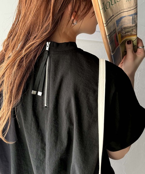 「classicalelf」 半袖カットソー X-LARGE ネイビー レディース_画像5